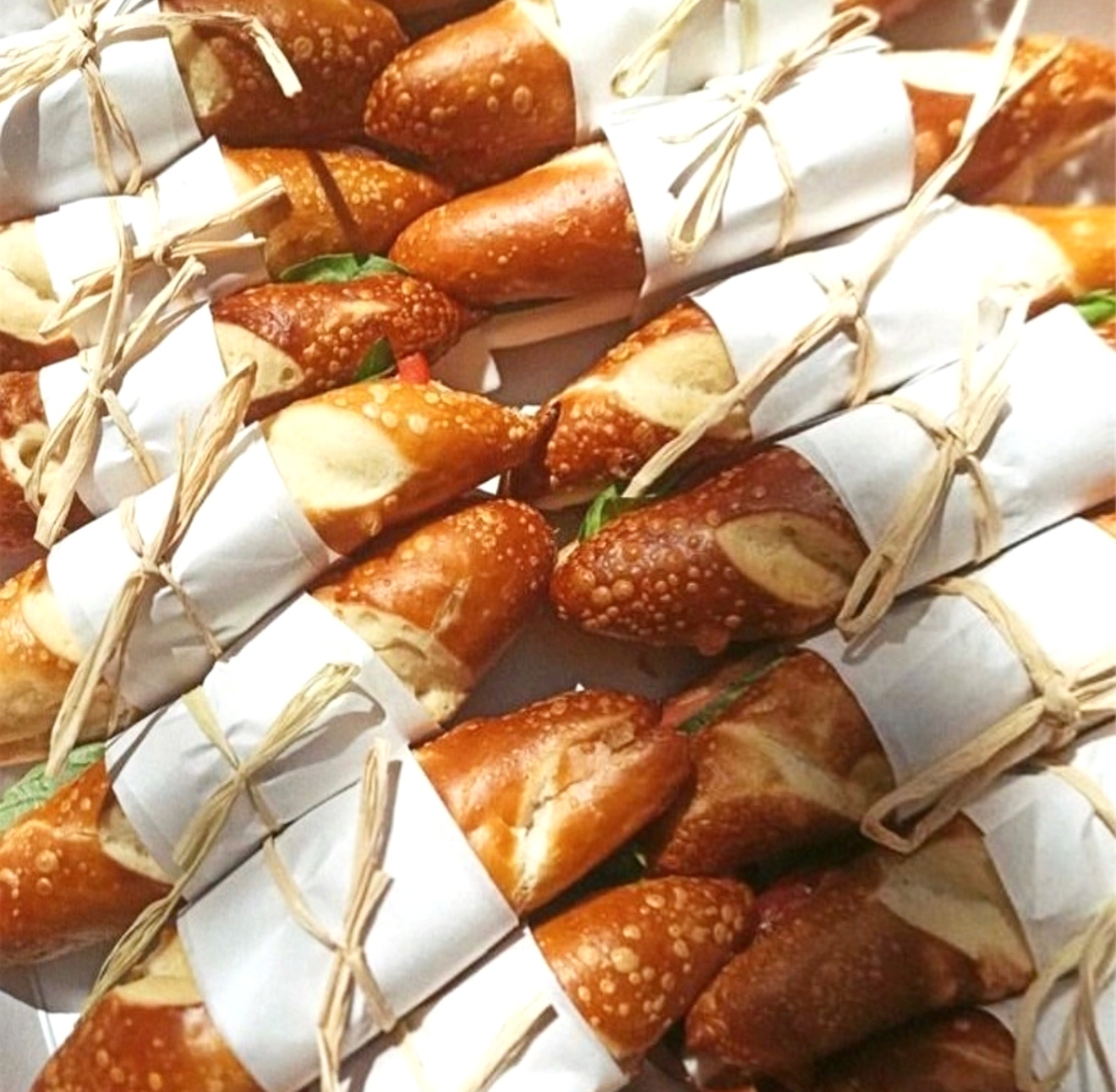 pretzel sandviç